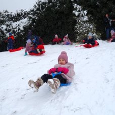 Když se za školkou rozjede zima!