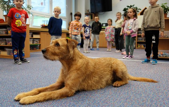 Psí návštěva ve školce