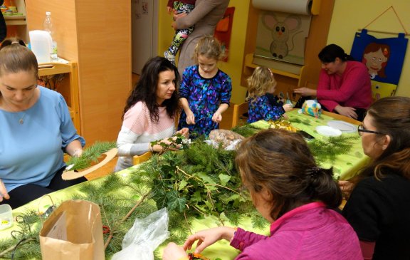 Adventní tvoření v Myšičkách
