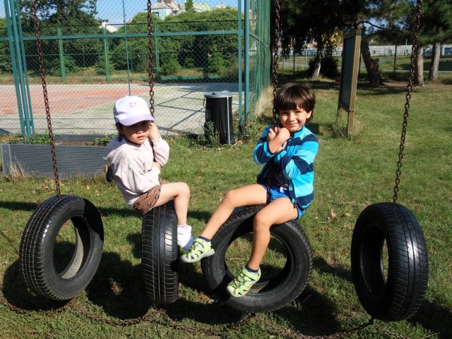 První venkovní dobrodružství