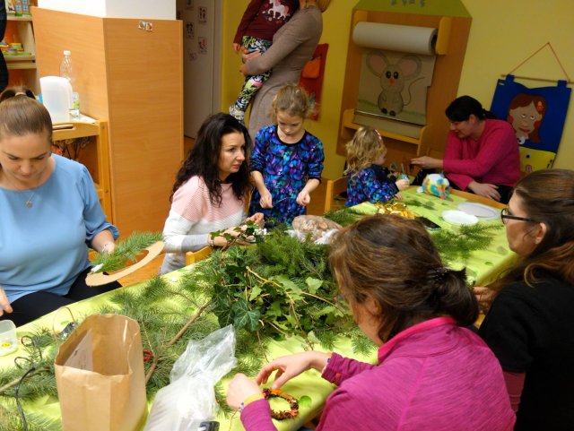 Adventní tvoření v Myšičkách